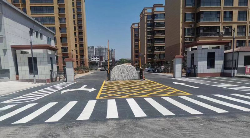 南京交通道路警示告知标线划线